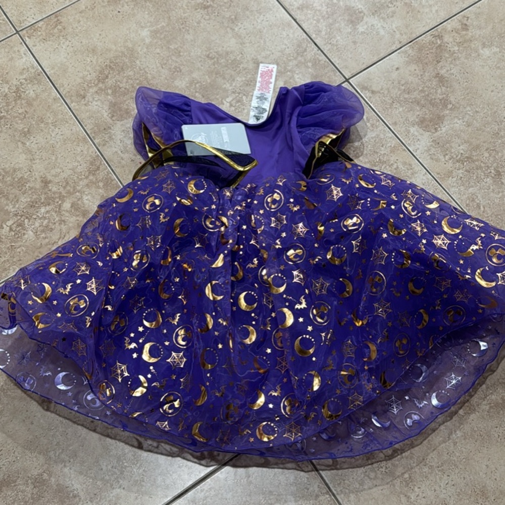 Disney Minnie Mouse Witch Costume for Kids NWT 5/6 - Picture 3 of 5